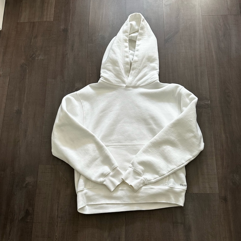 Aritzia white hoodie